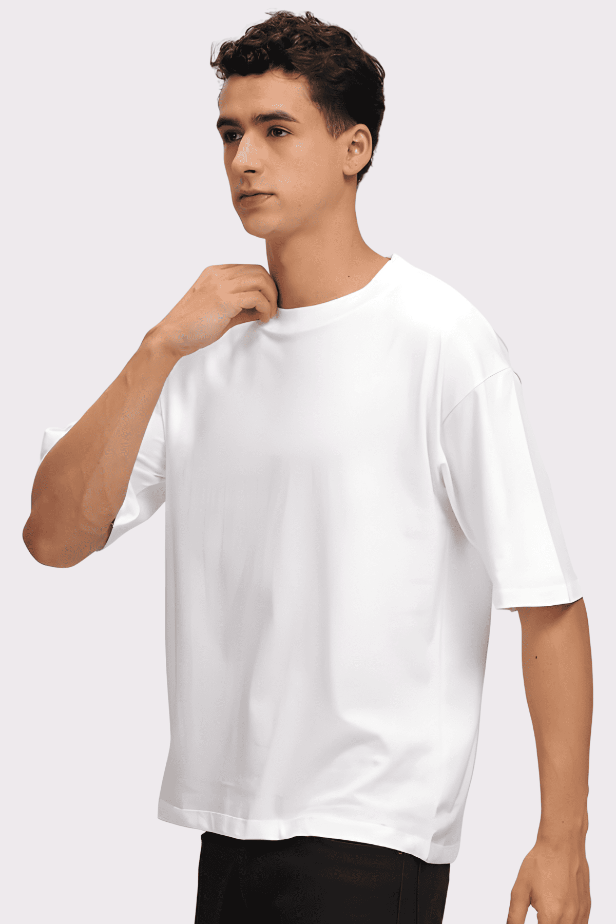 Custom White Oversized Fit T-shirt