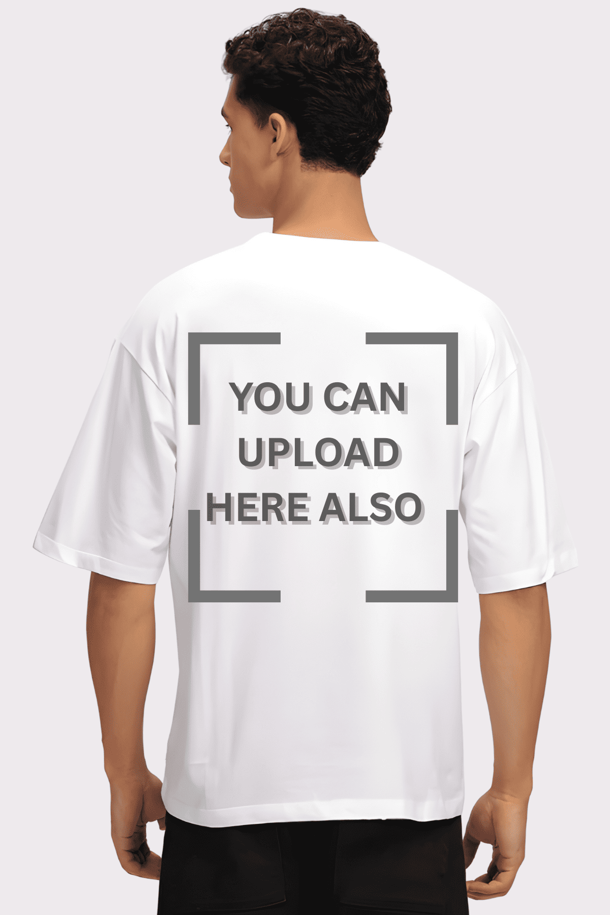 Custom White Oversized Fit T-shirt