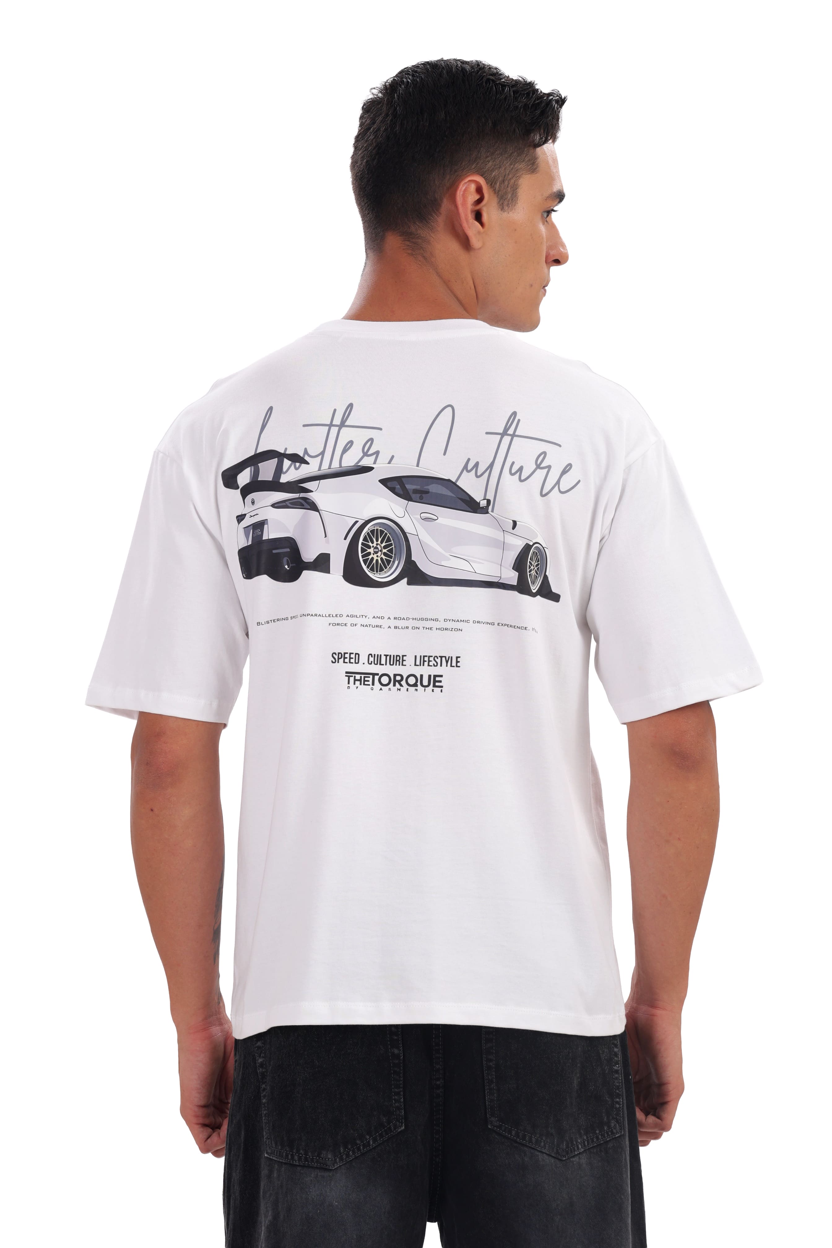 White Torque Tee Oversize Tee