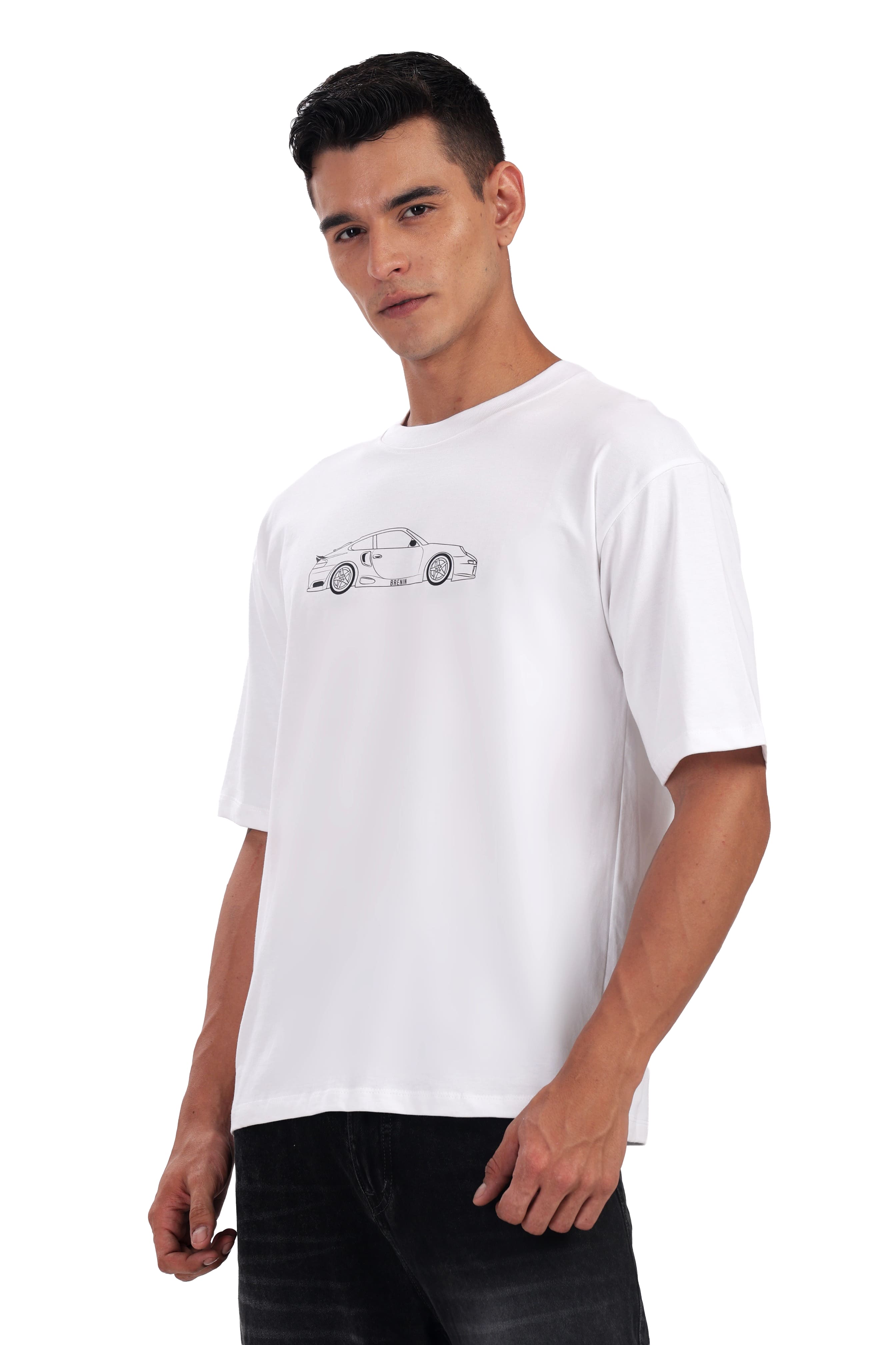 White Torque Tee Oversize Tee