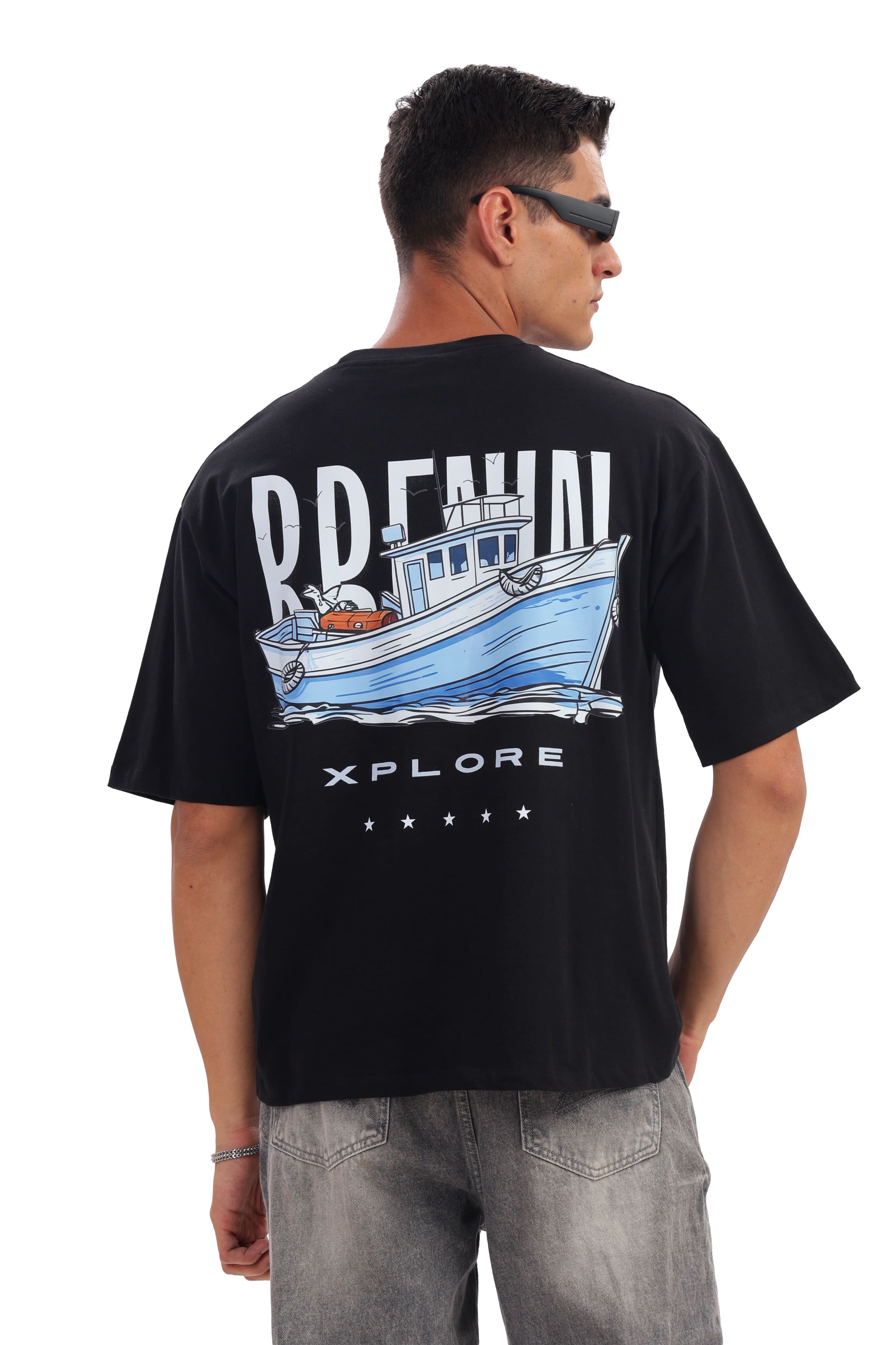 Black Drifter Tee by XPLORE