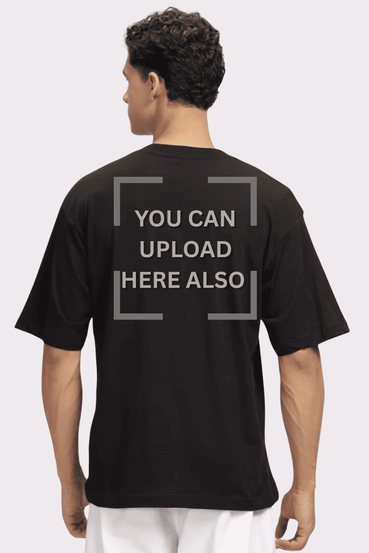 Custom Black Oversized Fit T-shirt