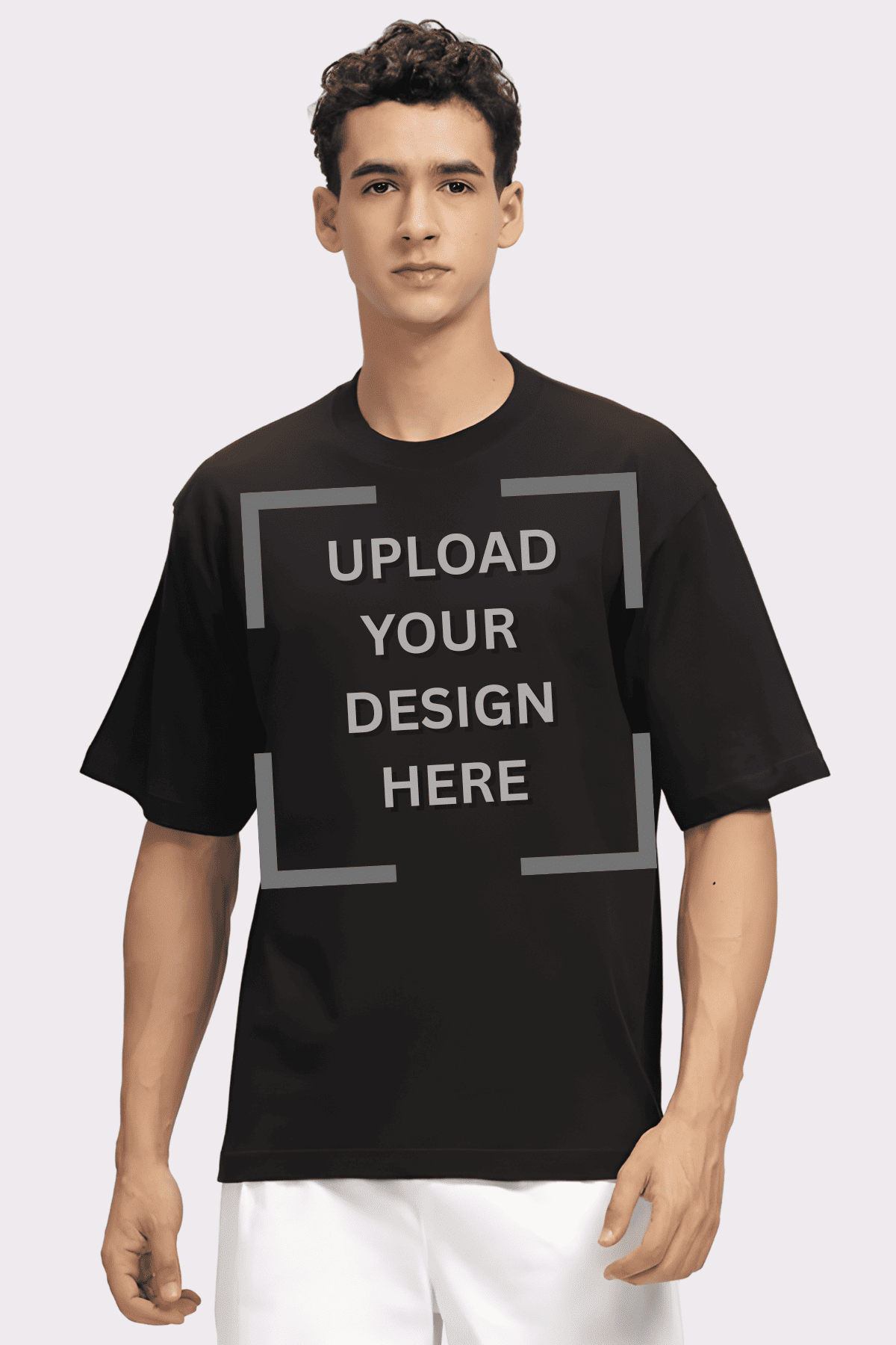 Custom Black Oversized Fit T-shirt