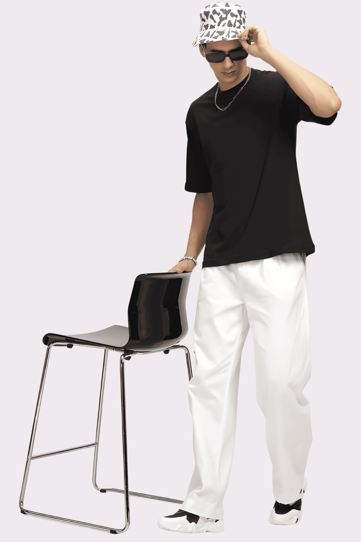 Custom Black Oversized Fit T-shirt