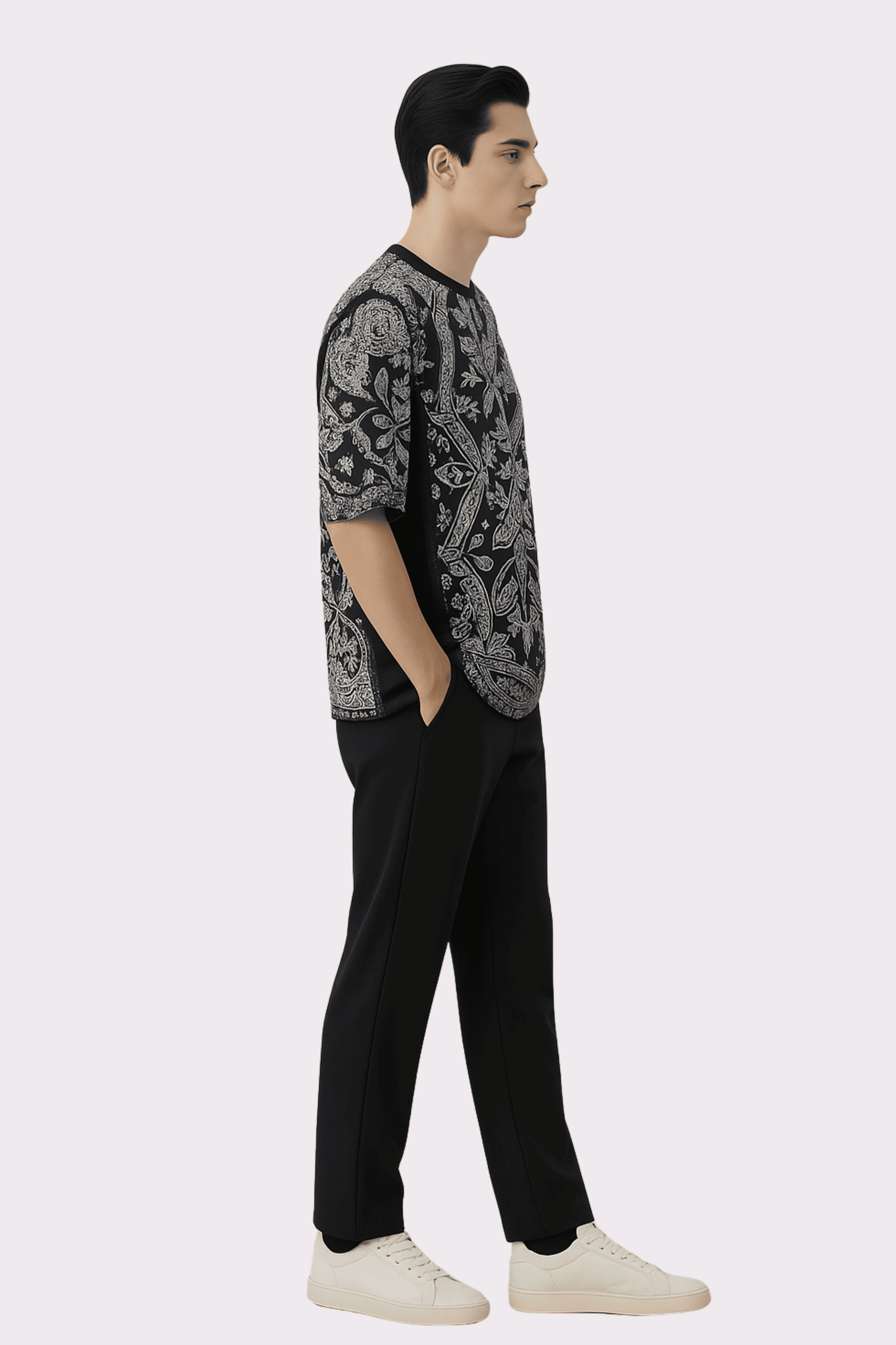 Navy Blue Bandana Tee